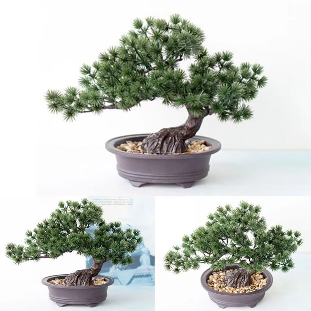 Plastic Fake Artificial Pot Plant Bonsai Potted Pine Tree FOR Home/Office Decor Shopping Mall Accessories
Plastic Fake Artificial Pot Plant Bonsai Potted Pine Tree FOR Home/Office Decor Shopping Mall Accessories