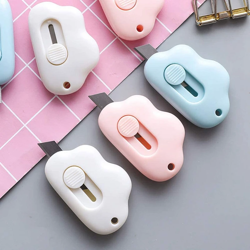 3 Pcs Mini Utility Knives Box Cutter Retractable Letter Opener Carton Opener (Pink/Blue/White)
3 Pcs Mini Utility Knives Box Cutter Retractable Letter Opener Carton Opener (Pink/Blue/White)