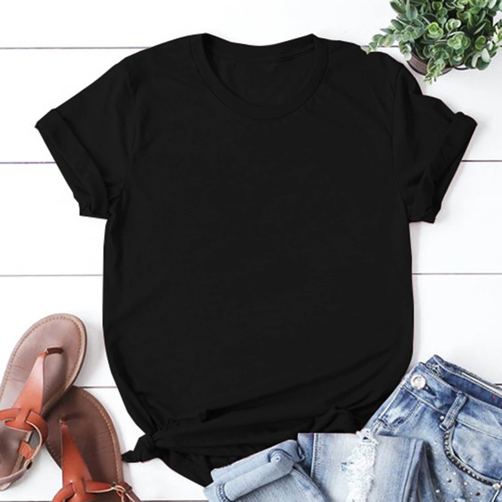 Новинка лета 2019 однотонная черная футболка для мужчин и женщин размеры S M L XL XXL