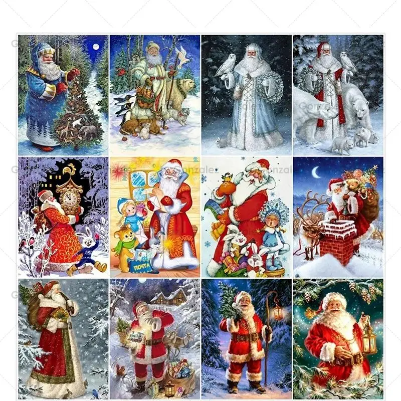 Warm Diy Diamond Painting Embroidery Posters Christmas Pictures Mosaic Santa Claus Cross Stitch Art Gifts Home Wall Decoration
Warm Diy Diamond Painting Embroidery Posters Christmas Pictures Mosaic Santa Claus Cross Stitch Art Gifts Home Wall Decoration