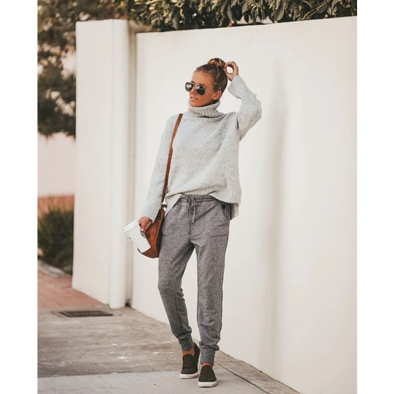 Summer 2019 Elastic Drawstring Black Trousers Casual Pants Side Pocket Mid Waist Pencil Pants Women Sweatpants
Summer 2019 Elastic Drawstring Black Trousers Casual Pants Side Pocket Mid Waist Pencil Pants Women Sweatpants