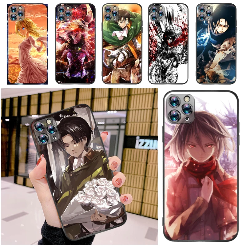 Attack On Titan Eren Jager Mikasa Ackerman Armin Arlert Levi Phone Case For iPhone 12 Pro MAX Mini SE 2020 Cases Carcasa Funda
Attack On Titan Eren Jager Mikasa Ackerman Armin Arlert Levi Phone Case For iPhone 12 Pro MAX Mini SE 2020 Cases Carcasa Funda