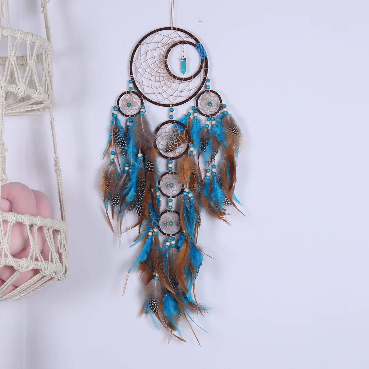 Five-ring Dream Catcher Ornaments Home Wedding Interior Decorations Wall Hanging Creative Gifts
Five-ring Dream Catcher Ornaments Home Wedding Interior Decorations Wall Hanging Creative Gifts