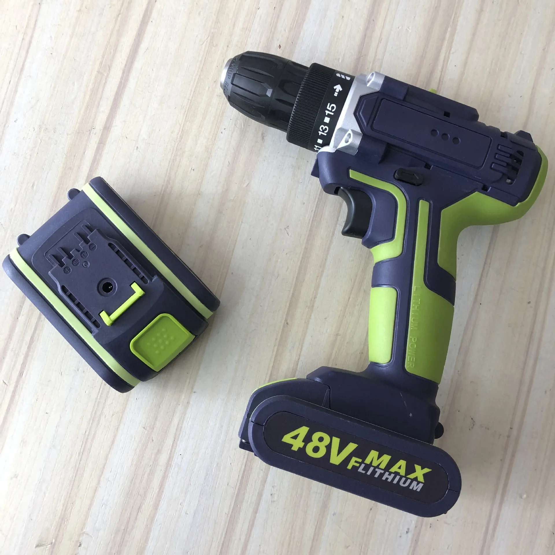 Lithium drill 48VF rechargeable pistol hand drill multi-function impact electric screwdriver tool with battery
Lithium drill 48VF rechargeable pistol hand drill multi-function impact electric screwdriver tool with battery
