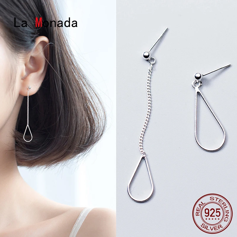 Женские асимметричные серьги-гвоздики La Monada, серебро 925 пробы, ювелирные изделия для пирсинга, в форме капли воды
Женские асимметричные серьги-гвоздики La Monada, серебро 925 пробы, ювелирные изделия для пирсинга, в форме капли воды