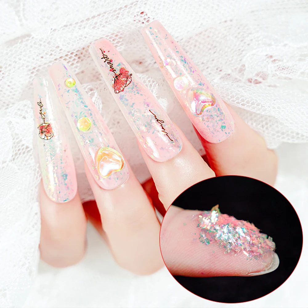 3g/Bottle Rainbow Snow Nail Art Flakes 3D Unicorn Aurora Iridescent Glitter Mermaid Holographic DIY Manicure Parts Sequin FE#028
3g/Bottle Rainbow Snow Nail Art Flakes 3D Unicorn Aurora Iridescent Glitter Mermaid Holographic DIY Manicure Parts Sequin FE#028