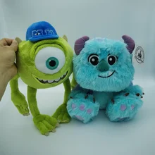 Free Shipping Monsters University Plush Toys Baby Sulley And Mike Wazowski Plush Toy Soft Stuffed Doll for Kids Gift