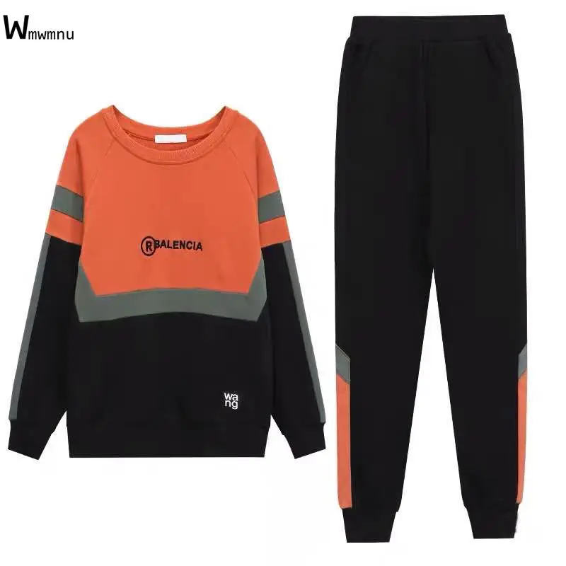 Fall Fashion Thicken Warm Tracksuit Women Casual Pullover Sprot Soft Sweatpants Set Patchwork Colors Fitness Sweatsuits Jogging
Fall Fashion Thicken Warm Tracksuit Women Casual Pullover Sprot Soft Sweatpants Set Patchwork Colors Fitness Sweatsuits Jogging