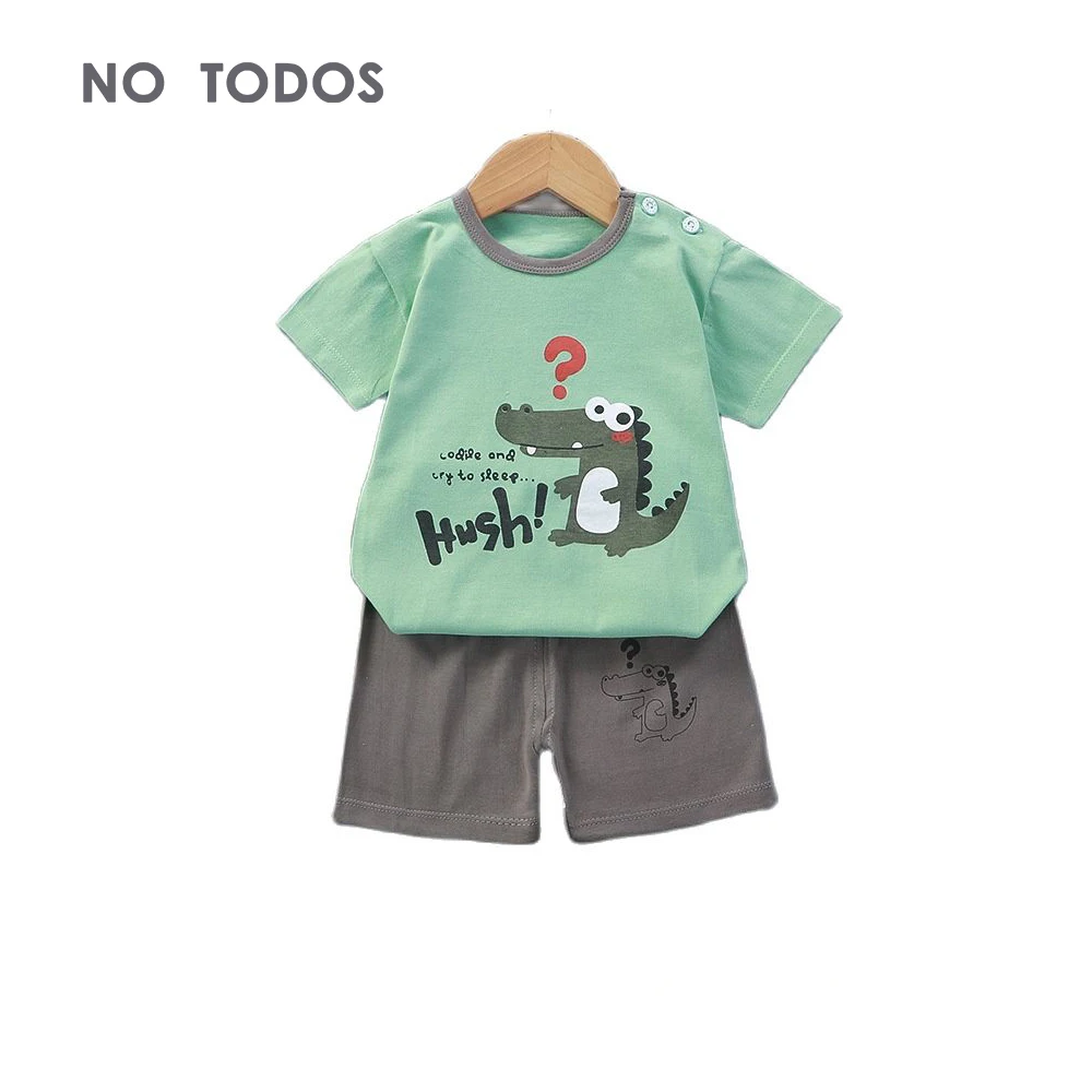 Children's Short-Sleeved Suit Summer Cotton Boy Shorts Clothing Korean Version of The Baby New Girl T-Shirt Suit 2 Sieces
Children's Short-Sleeved Suit Summer Cotton Boy Shorts Clothing Korean Version of The Baby New Girl T-Shirt Suit 2 Sieces