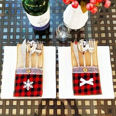 Christmas Tableware Decoration Bag Cloth Snowflake Table Props Crafts Creative Shopping Mall Holiday Atmosphere Home Accessories
Christmas Tableware Decoration Bag Cloth Snowflake Table Props Crafts Creative Shopping Mall Holiday Atmosphere Home Accessories