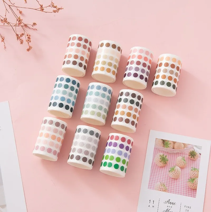 New Classic Polka Dots Cute Washi Tape 6cm*3m Gradient Color DIY Base Material Handbook Stickers Stationery Office Supplies
New Classic Polka Dots Cute Washi Tape 6cm*3m Gradient Color DIY Base Material Handbook Stickers Stationery Office Supplies