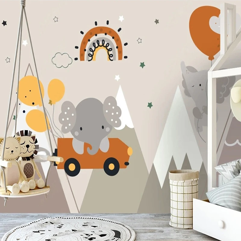 Custom 3D Wall Mural Modern Nordic Hand Painted 3D Cartoon Elephant Photo Wallpaper Children's Room Mural Background Wall Fresco
Custom 3D Wall Mural Modern Nordic Hand Painted 3D Cartoon Elephant Photo Wallpaper Children's Room Mural Background Wall Fresco