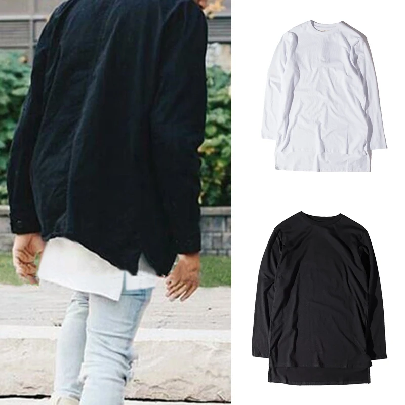 Men T-shirt Loose Casual T Shirt Man Fashion Long Sleeve Tshirt Tee Tops Streetwear Hip Hop Clothing Mens Swag Hem Tee Shirt
Men T-shirt Loose Casual T Shirt Man Fashion Long Sleeve Tshirt Tee Tops Streetwear Hip Hop Clothing Mens Swag Hem Tee Shirt