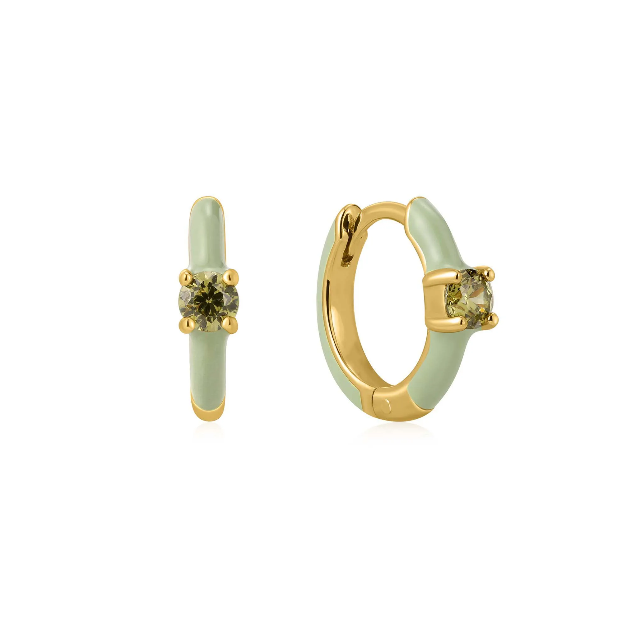 Sage Enamel Gold Huggie Hoop Earrings With Cubic Zirconia Stone For Women Friends Luxury Quality Jewelry 2021 New Trend Gifts
Sage Enamel Gold Huggie Hoop Earrings With Cubic Zirconia Stone For Women Friends Luxury Quality Jewelry 2021 New Trend Gifts