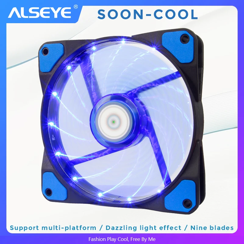 ALSEYE 120mm LED Cooler Fan for Water Cooler PC Fan Radiator 12V 3-4pin 1300RPM Computer Case Fan LED x 15 pieces
ALSEYE 120mm LED Cooler Fan for Water Cooler PC Fan Radiator 12V 3-4pin 1300RPM Computer Case Fan LED x 15 pieces