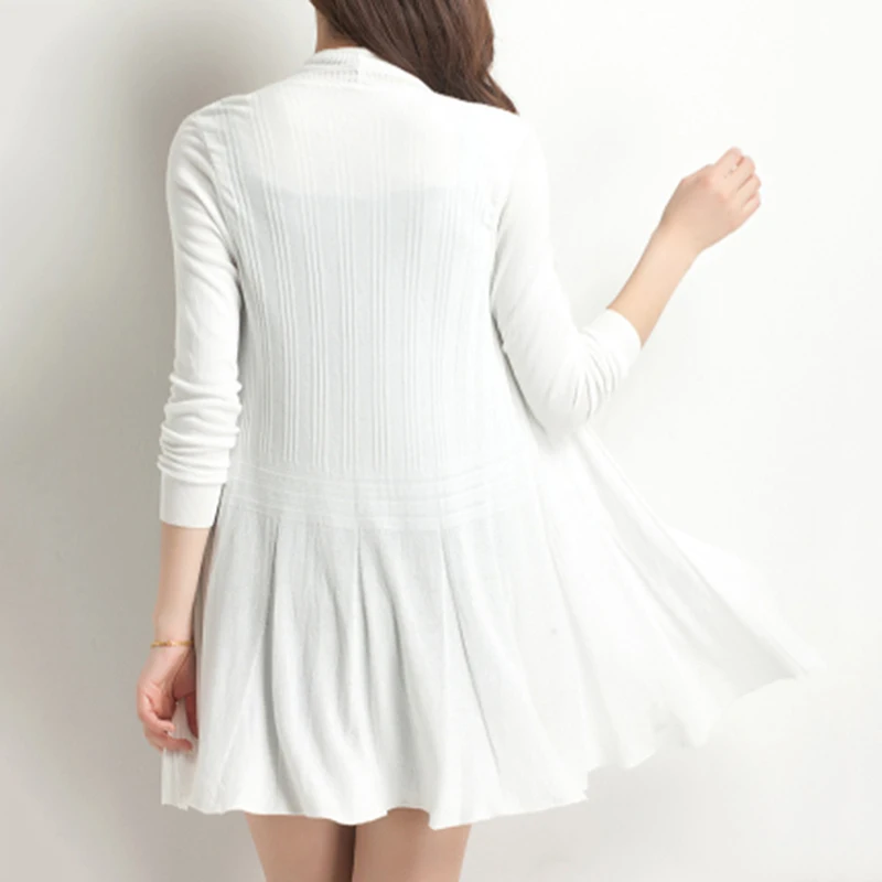 2021 New Women Kintted Cardigan Autumn Casual Thin Solid Color Long Sleeves Tops Spring Female Long Cardigan Streetwear Fashion
2021 New Women Kintted Cardigan Autumn Casual Thin Solid Color Long Sleeves Tops Spring Female Long Cardigan Streetwear Fashion