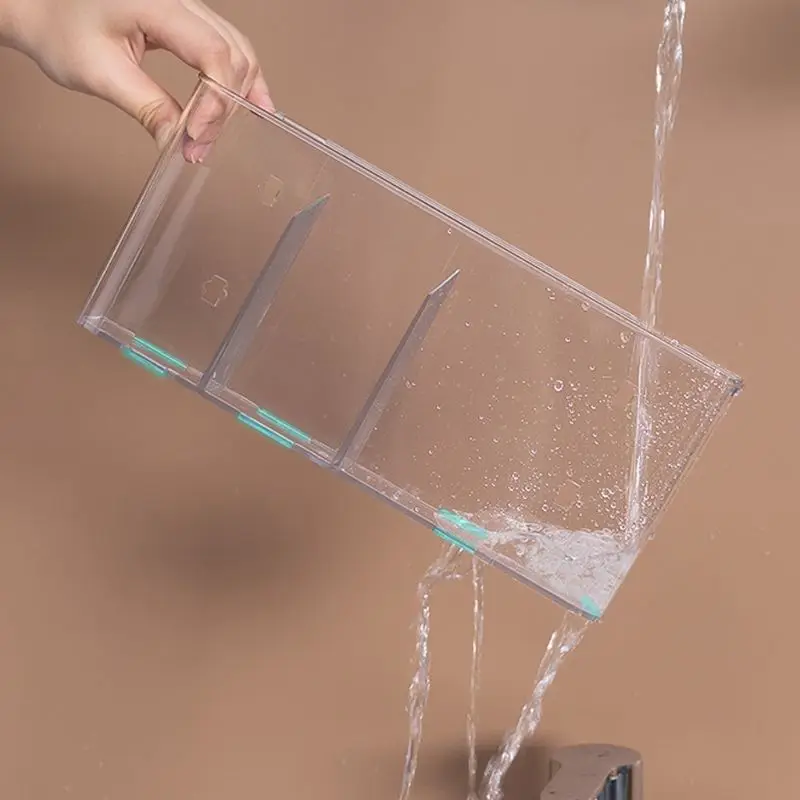 Kitchen cabinet cabinet door hanging transparent storage box rack debris container bathroom storage box
Kitchen cabinet cabinet door hanging transparent storage box rack debris container bathroom storage box