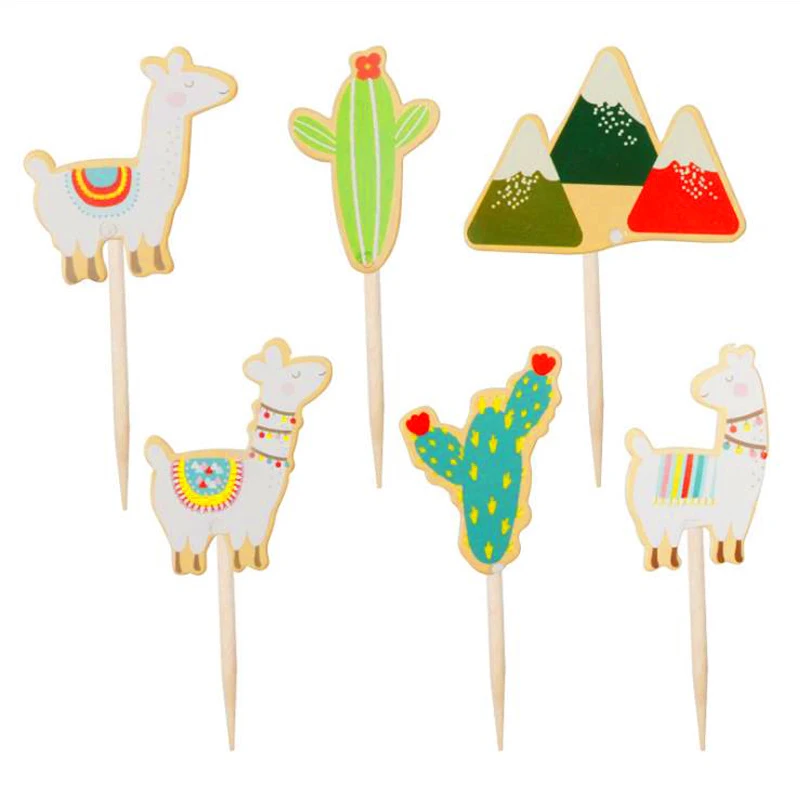 Alpaca Theme Boys kids Favors Happy Birthday Party Baby Shower Supplies Cake Picks Decoration Cupcake Toppers 24pcs/lot
Alpaca Theme Boys kids Favors Happy Birthday Party Baby Shower Supplies Cake Picks Decoration Cupcake Toppers 24pcs/lot