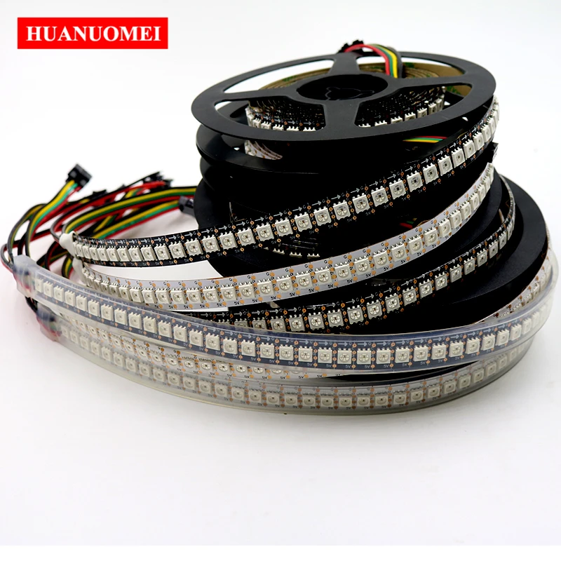 1 м/2 м 5V 144 светодиодный s/m APA107 RGB пиксель полосы APA102 5050 SMD цифровая лента Ambi