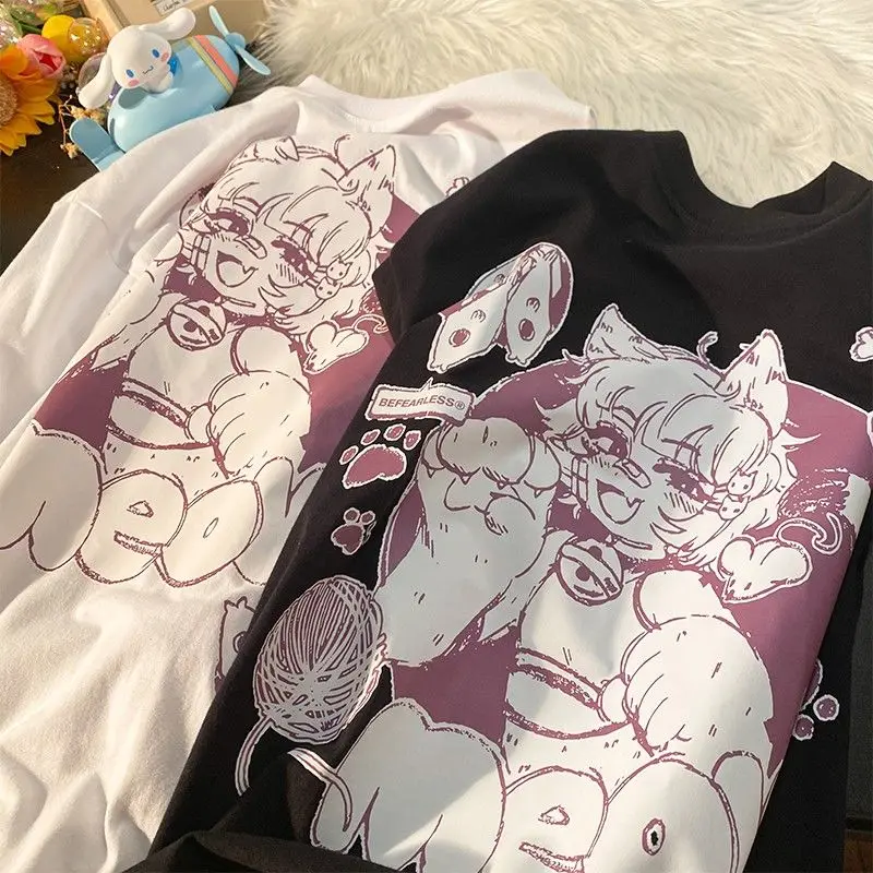 Women's Clothing 2021 Y2k Japanese Harajuku Graphic Kawaii T Shirts Anime Print Oversized T Shirt Plus Size grunge Top women
Women's Clothing 2021 Y2k Japanese Harajuku Graphic Kawaii T Shirts Anime Print Oversized T Shirt Plus Size grunge Top women