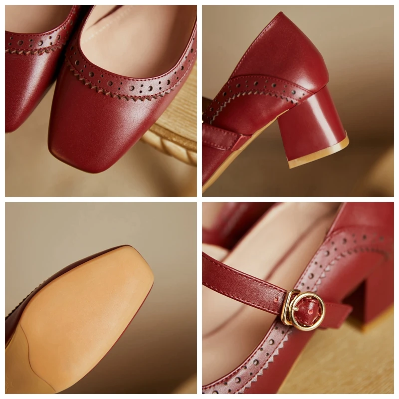 ORCHA LISA New 2021 Women Pumps Square Toe 4.5cm Block Heels Genuine Leather Buckle Classic Mary Jane Casual Office Summer A3487
ORCHA LISA New 2021 Women Pumps Square Toe 4.5cm Block Heels Genuine Leather Buckle Classic Mary Jane Casual Office Summer A3487