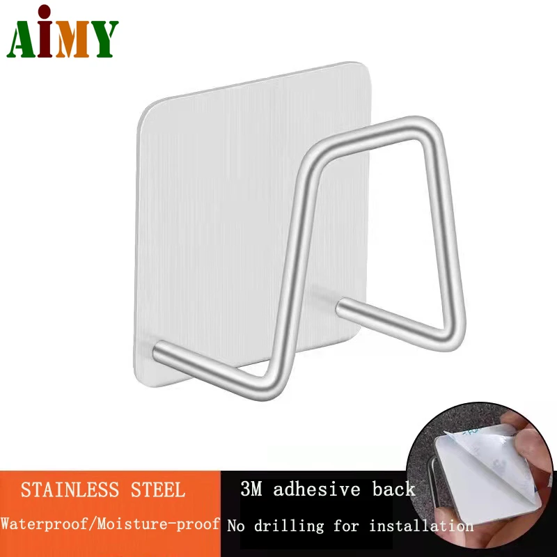 304 Stainless Steel Kitchen Bathroom Sponges Sink Organizer Holder Hanging Rack Self Adhesive Drain Drying Storage Accessories
304 Stainless Steel Kitchen Bathroom Sponges Sink Organizer Holder Hanging Rack Self Adhesive Drain Drying Storage Accessories