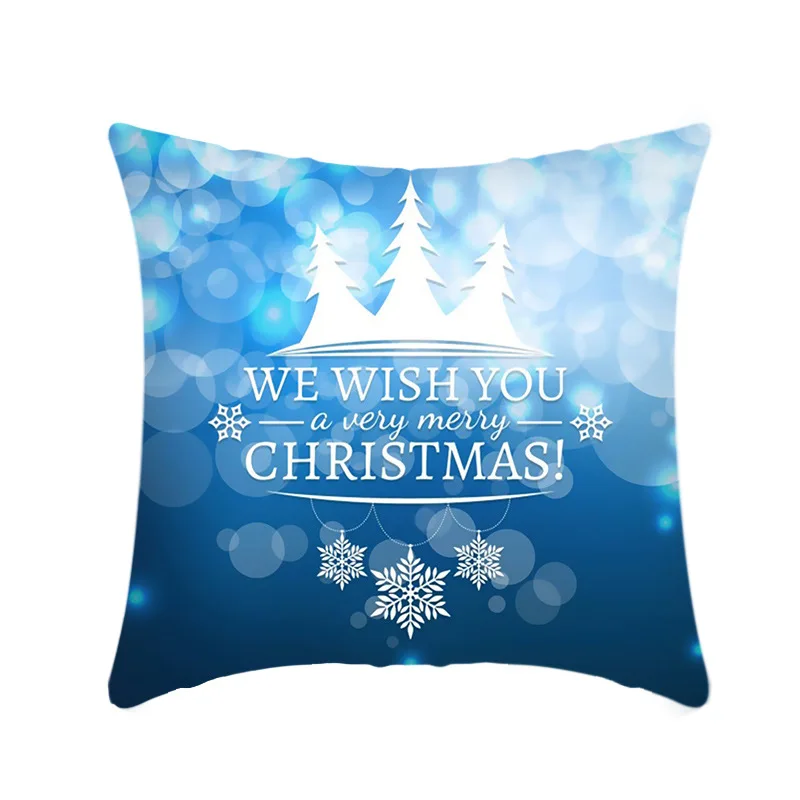 ONEPACE Christmas Cushion Cover Blue Ice and Snow Series Sofa Cushion Cover Home Decoration 45X45
ONEPACE Christmas Cushion Cover Blue Ice and Snow Series Sofa Cushion Cover Home Decoration 45X45