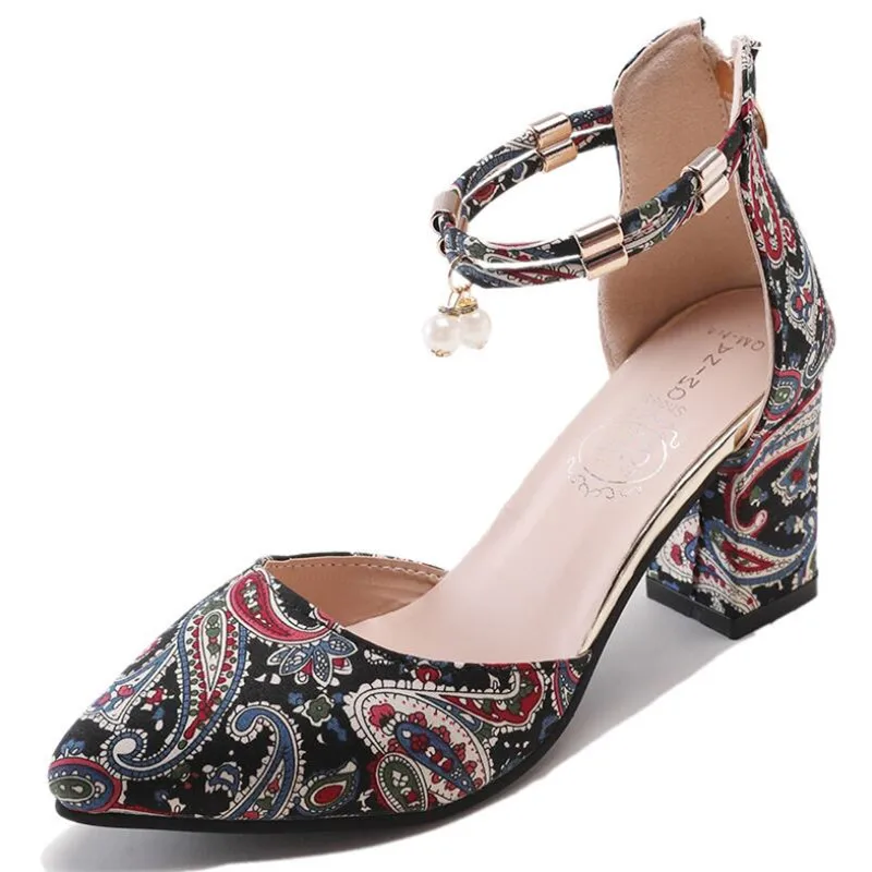 High-heeled women's sandals 2019 new summer thick with wild shallow mouth fashion word buckle women's shoes zapatos de mujer
High-heeled women's sandals 2019 new summer thick with wild shallow mouth fashion word buckle women's shoes zapatos de mujer