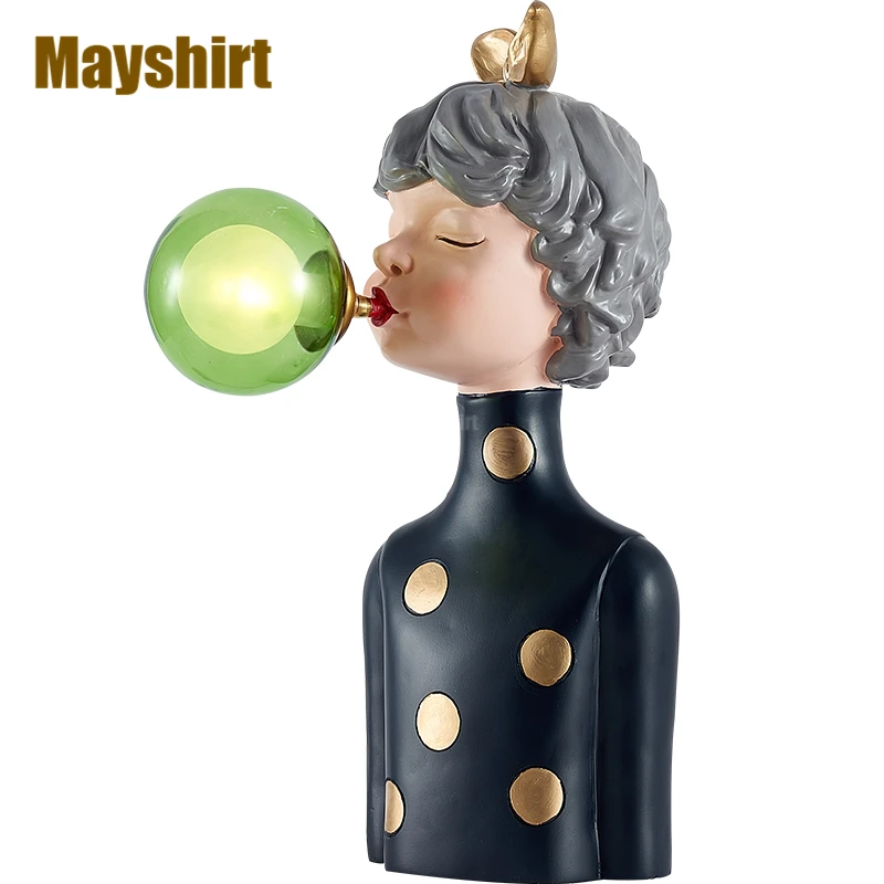 Bubble Girls Table Lamp Bedside Modern Stained Glass Desk Lamp Bedroom Nightstand Light Kid Study Lighting Fixtures Home Decor
Bubble Girls Table Lamp Bedside Modern Stained Glass Desk Lamp Bedroom Nightstand Light Kid Study Lighting Fixtures Home Decor