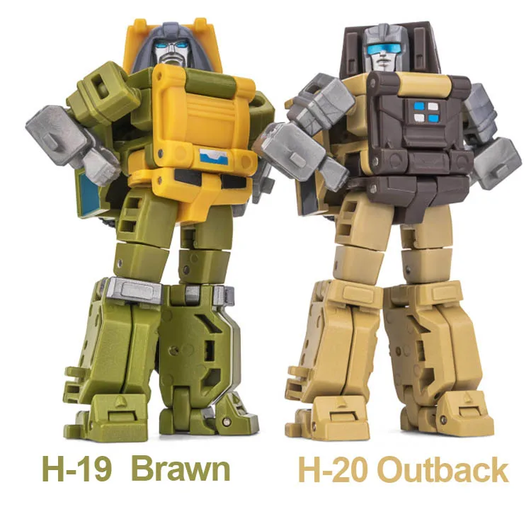 Экшн фигурка воина NA Newage трансформер H19 Brawn H20 Outback Мини карманная игрушка