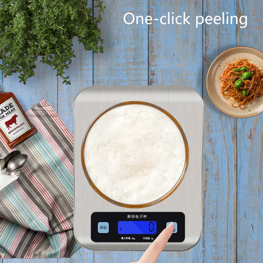 Digital Kitchen Scale LCD Display 1g/0.1oz Precise Stainless Steel Food Scale For Cooking Baking Weighing Scales Electronic
Digital Kitchen Scale LCD Display 1g/0.1oz Precise Stainless Steel Food Scale For Cooking Baking Weighing Scales Electronic