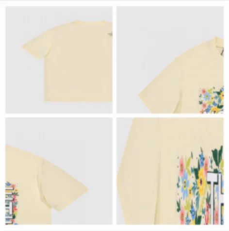 239625 high quality tee flowers Classic women men summer Cotton Brand Luxury Design Loose Couple unisex T-shirt letter print
239625 high quality tee flowers Classic women men summer Cotton Brand Luxury Design Loose Couple unisex T-shirt letter print