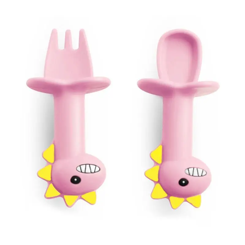 2pcs/lot Baby Training Fork Spoon Set Silicone Baby Feeding Tableware Set Food Grade Newborn Accessories Teether
2pcs/lot Baby Training Fork Spoon Set Silicone Baby Feeding Tableware Set Food Grade Newborn Accessories Teether