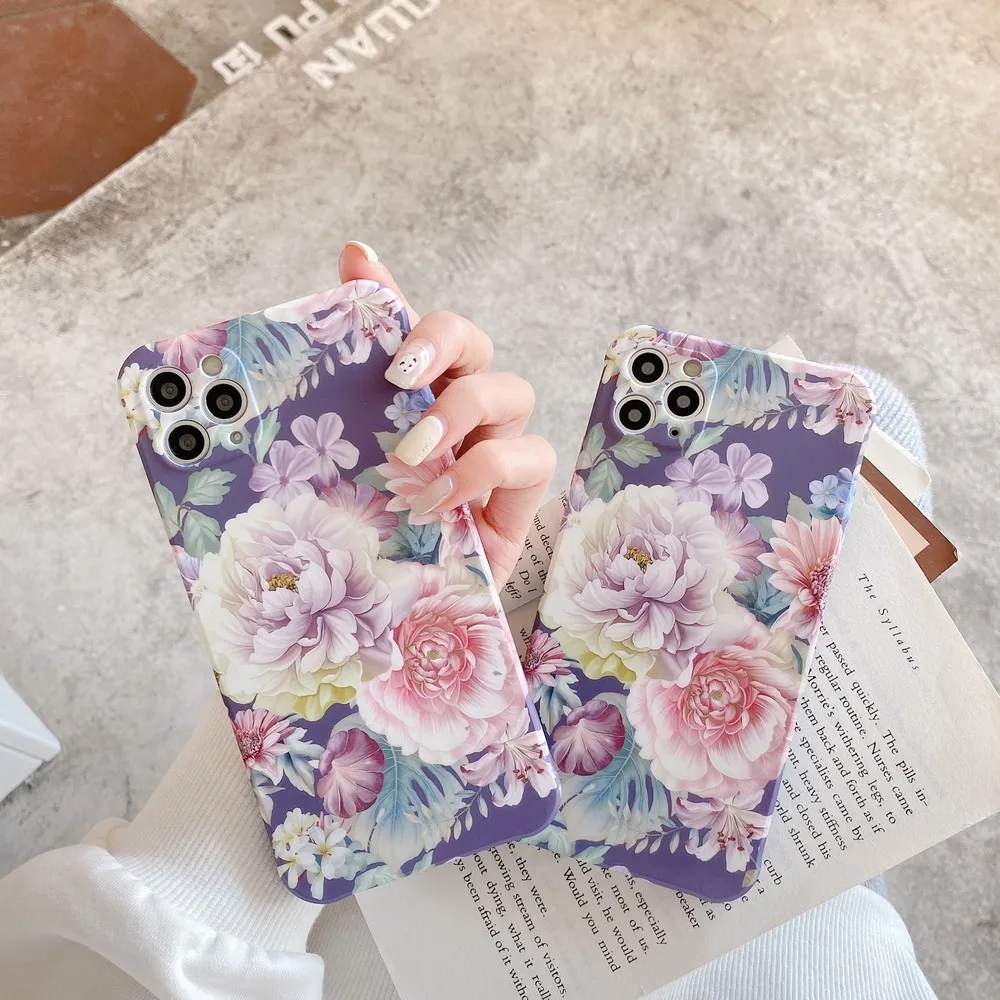 Retro Shockproof Silicone Flower Soft Back Phone Case Cover Shell For iPhone 7 8 Plus 13 11 12 Pro Max 12 mini XR XS Max Skin
Retro Shockproof Silicone Flower Soft Back Phone Case Cover Shell For iPhone 7 8 Plus 13 11 12 Pro Max 12 mini XR XS Max Skin