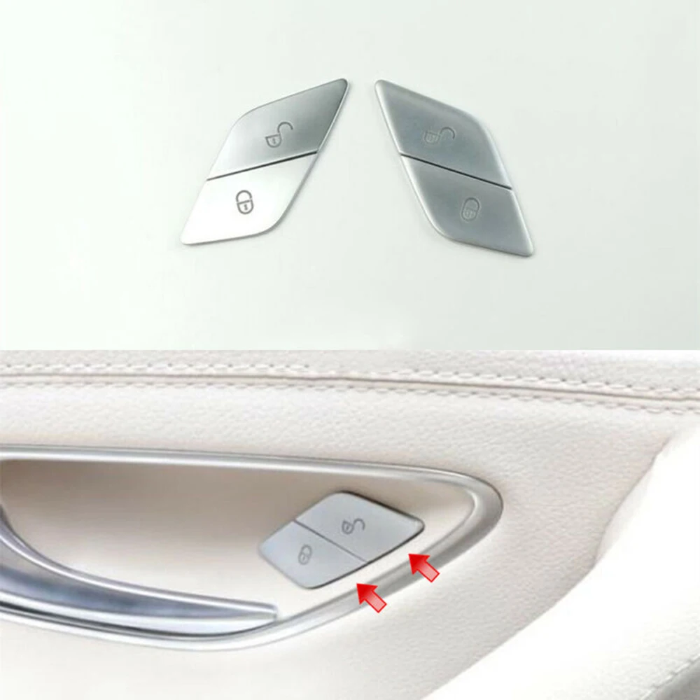4PCS Door Switch Lock Button Sticker For Mercedes Benz C E GLC Class W205 W213 X253 Door Lock Unlock Buttons Cover Left&right
4PCS Door Switch Lock Button Sticker For Mercedes Benz C E GLC Class W205 W213 X253 Door Lock Unlock Buttons Cover Left&right