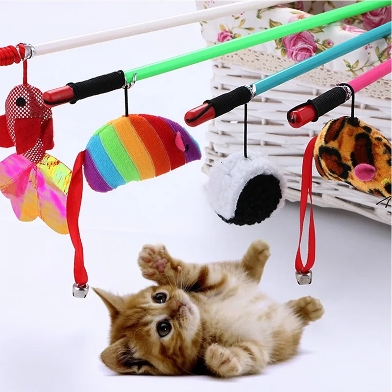 Interactive Pet cat toy Cute Mouse Fish dog toy cat tease Plastic stick Toy for cats Products For kids pets
Interactive Pet cat toy Cute Mouse Fish dog toy cat tease Plastic stick Toy for cats Products For kids pets