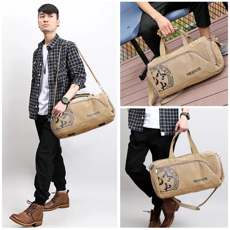 Vintage Sports Travel Bags Men Canvas Luggage Hand Crossbody Bag Large Casual Durable Printing Shoulder Shoe Pack Storage
Vintage Sports Travel Bags Men Canvas Luggage Hand Crossbody Bag Large Casual Durable Printing Shoulder Shoe Pack Storage