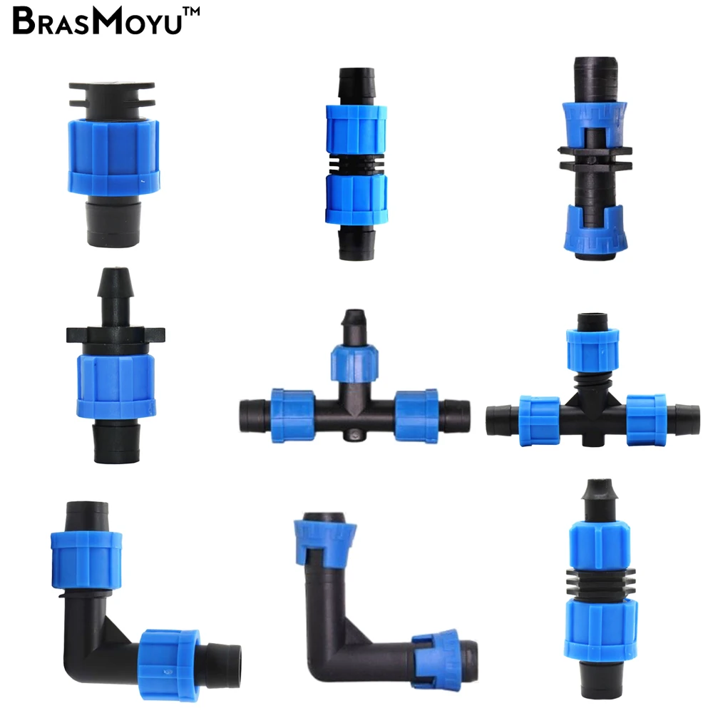Тройник для капельного орошения 5/8 16 мм лента локтя дюйма 3-10 шт. - купить по