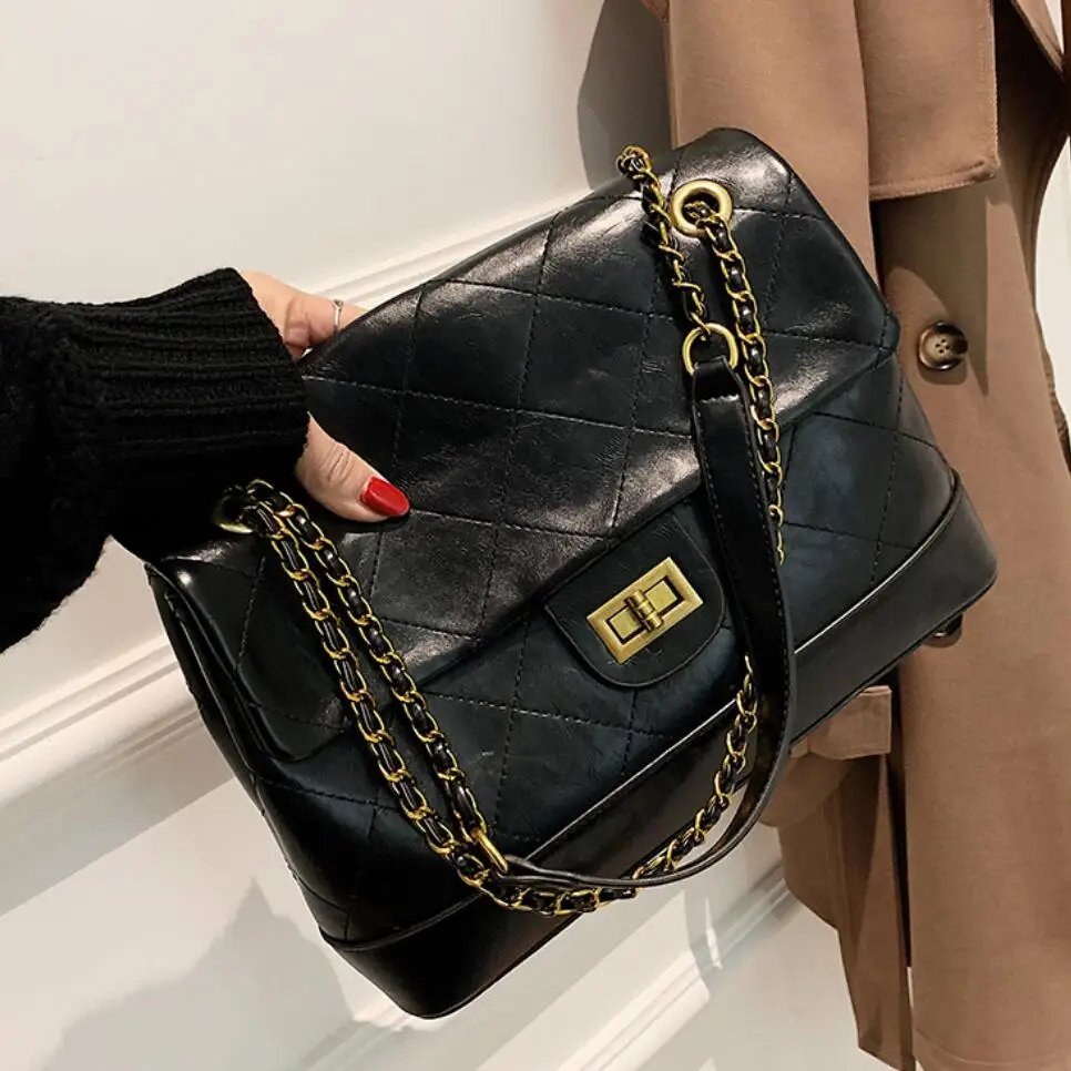 Lattice Large Armpit Bag 2022 New High-quality PU Leather Women's Designer Handbag Luxury Brand Shoulder Messenger Bag
Lattice Large Armpit Bag 2022 New High-quality PU Leather Women's Designer Handbag Luxury Brand Shoulder Messenger Bag