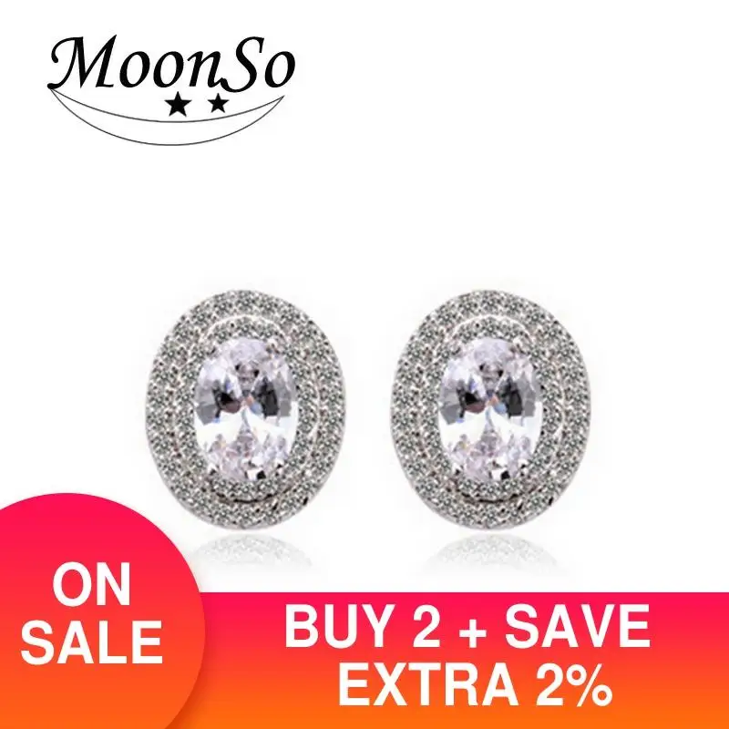 2pcs Pack 925 Sterling Silver Jewelry Set Halo Engagement Ring Round Stud Earring For Wedding Gift J5563
2pcs Pack 925 Sterling Silver Jewelry Set Halo Engagement Ring Round Stud Earring For Wedding Gift J5563