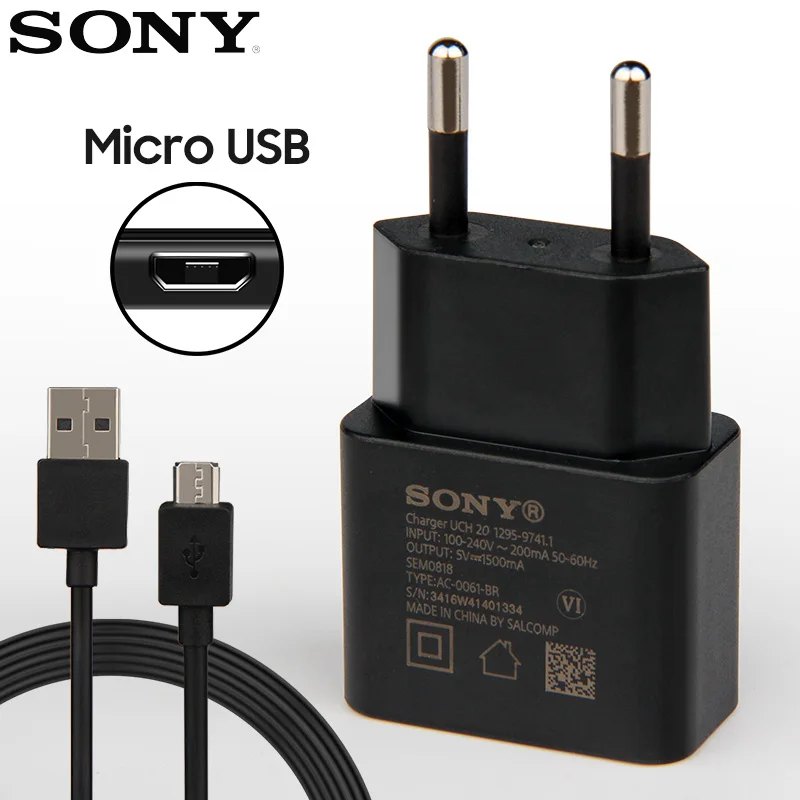 Оригинальное настенное зарядное устройство для SONY UCH20 Xperia Z Ultra Z1 L55T XL39h LT18i