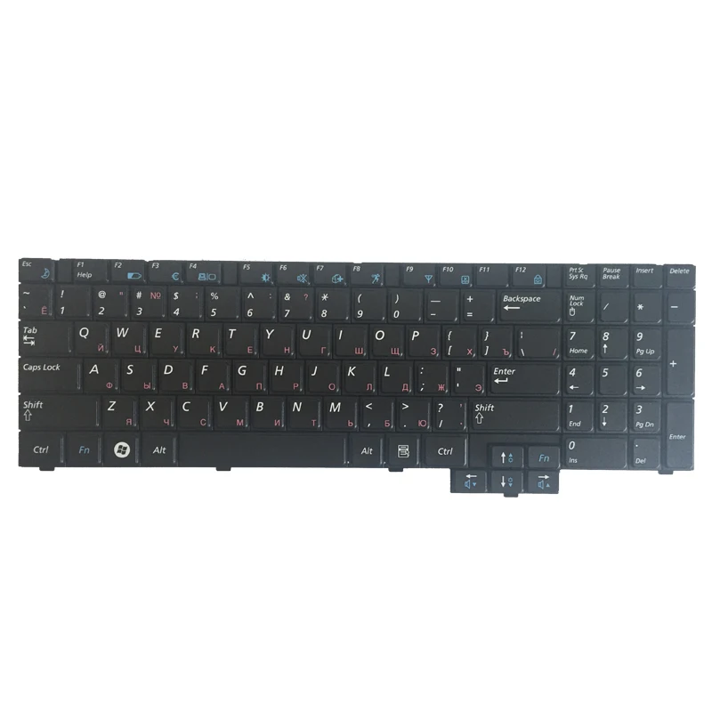 Новая русская клавиатура для Samsung R719 NP-R719 R618 R538 P580 P530 RU черная ноутбука |