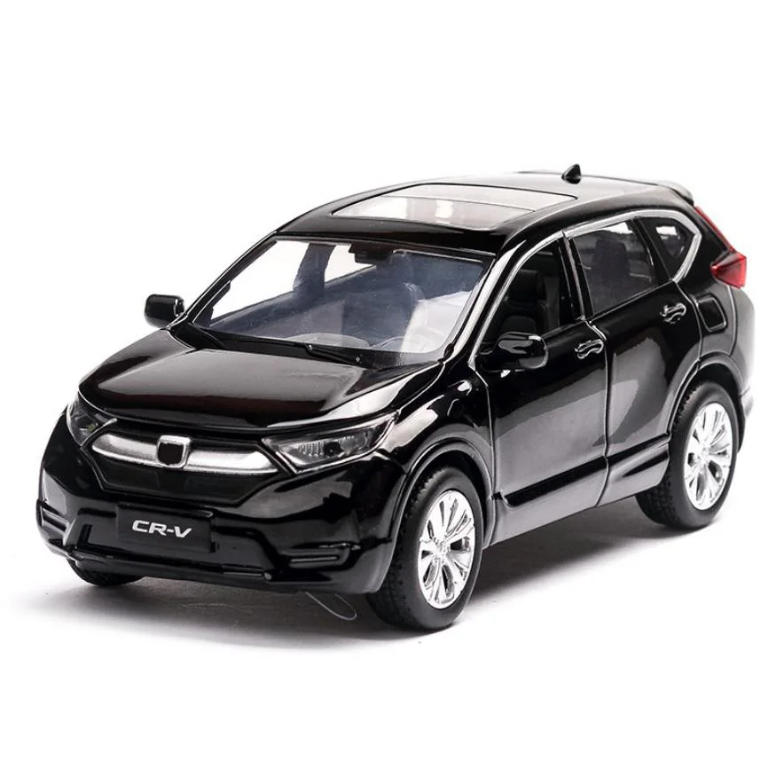 1:32 scale Hot diecast car wheels honda suv crv metal model with light sound pull back vehicle alloy toy collection for gifts
1:32 scale Hot diecast car wheels honda suv crv metal model with light sound pull back vehicle alloy toy collection for gifts
