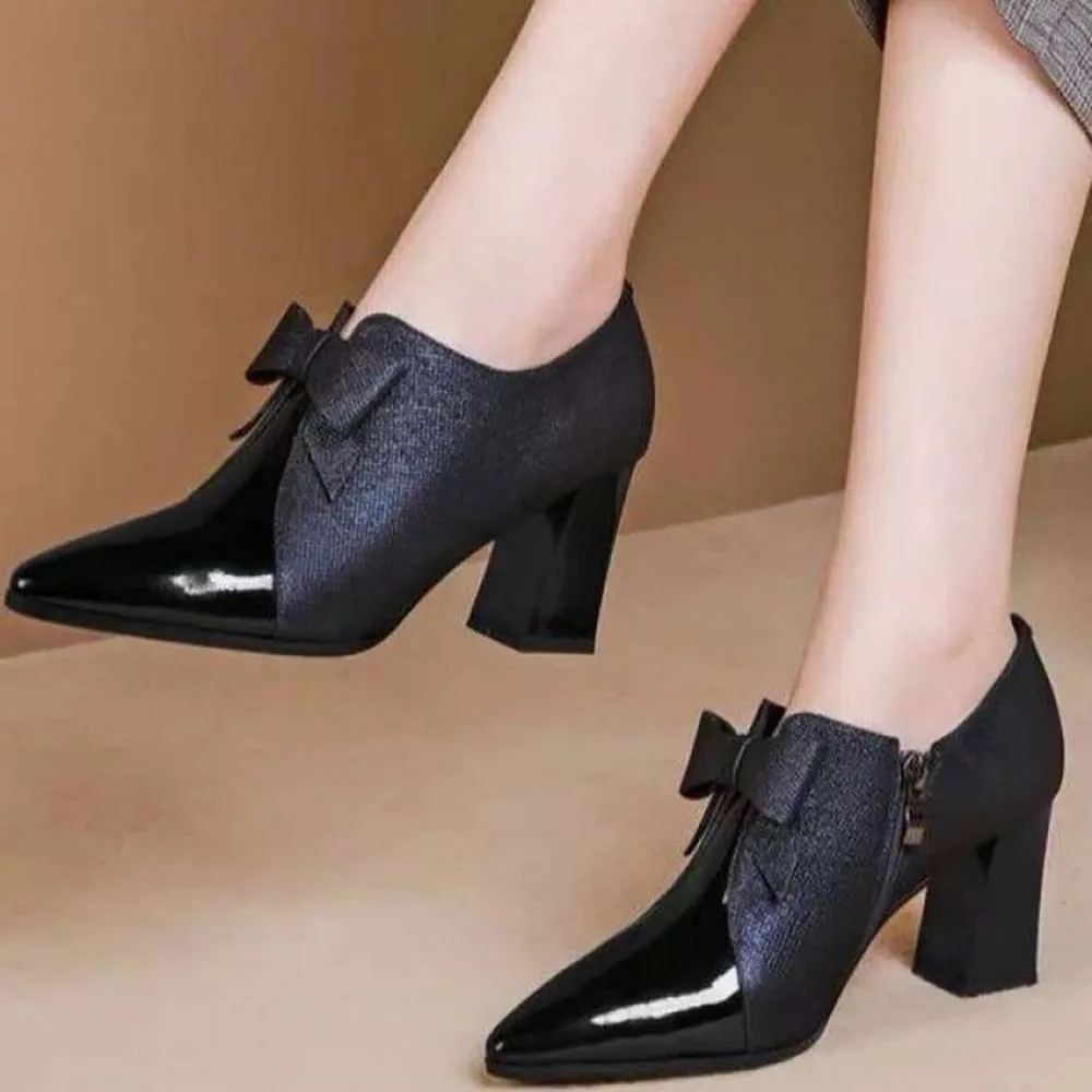 Large Size 41 Women Pumps 2021 New Autumn Fashion Black Pointed-toe Butterfly-knot Female Career High Heels 7.5cm Heeled Shoes
Large Size 41 Women Pumps 2021 New Autumn Fashion Black Pointed-toe Butterfly-knot Female Career High Heels 7.5cm Heeled Shoes