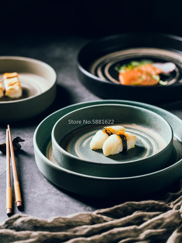 Japanese Dinner Plate Creative Ceramic Plate High-end Japanese Style Tableware Set Deep Plate Flat Plate Large Flat Plate Dish
Japanese Dinner Plate Creative Ceramic Plate High-end Japanese Style Tableware Set Deep Plate Flat Plate Large Flat Plate Dish