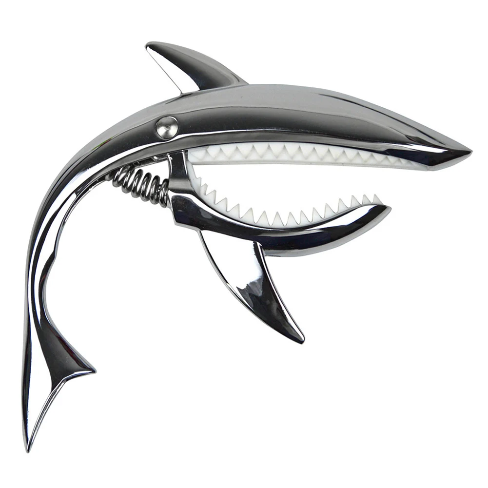 Hot Metal Guitar Capo Shark-shaped Capo for Acoustic and Electric Guitar with Good Hand Feeling MVI-ing
Hot Metal Guitar Capo Shark-shaped Capo for Acoustic and Electric Guitar with Good Hand Feeling MVI-ing