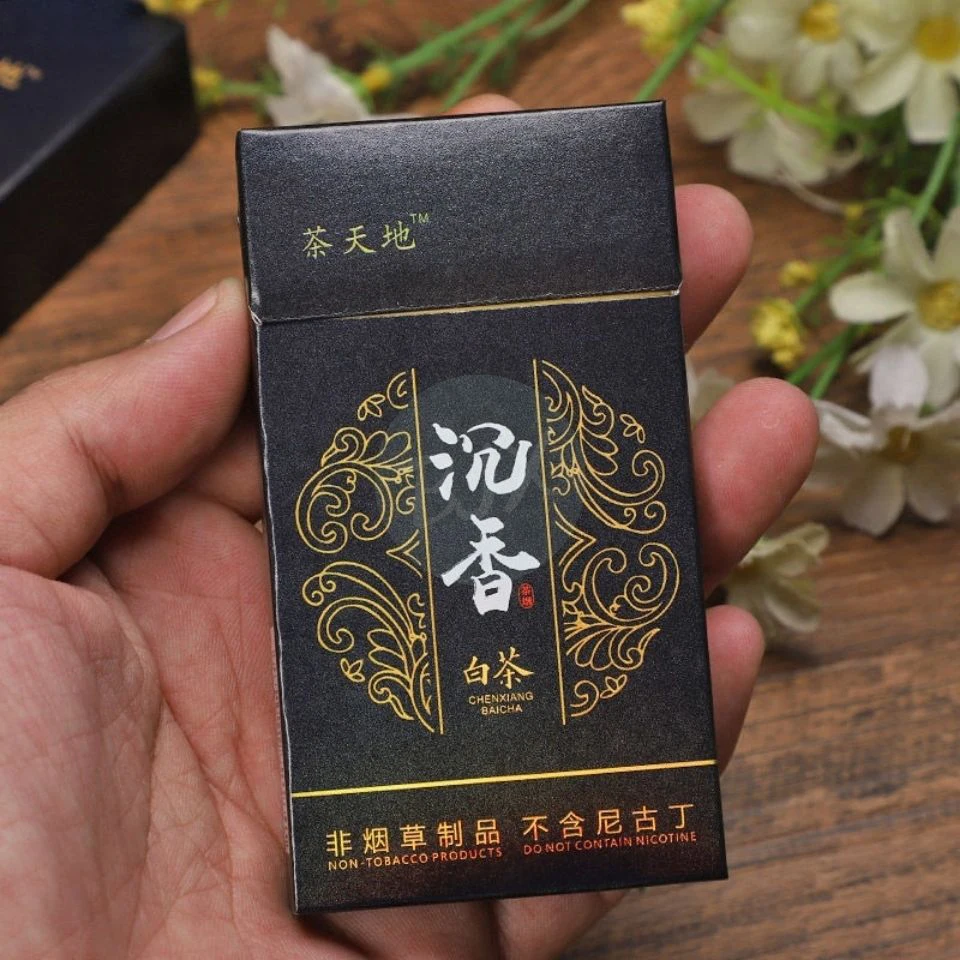 ChaTianDi A-garwood White Tea Cigarette Herbal Tea Smoke Tea Thick Cigarette Quit smoking 100% Tobacco Free -100% Nicotine Free 
ChaTianDi A-garwood White Tea Cigarette Herbal Tea Smoke Tea Thick Cigarette Quit smoking 100% Tobacco Free -100% Nicotine Free
