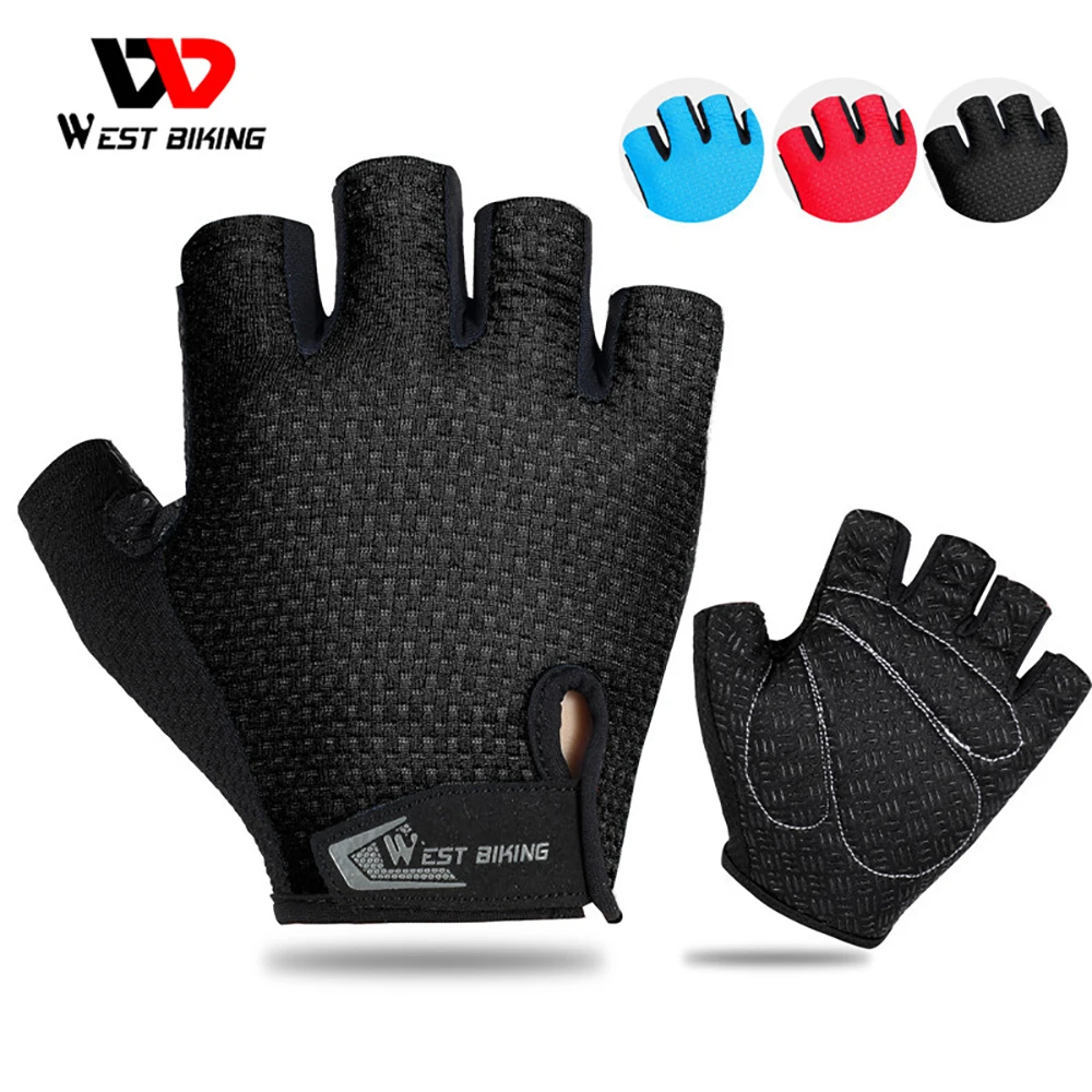 WEST BIKING Breathable Half Finger Cycling Gloves Anti Slip Pad Motorcycle MTB Road Bike Gloves Men Women Sports Bicycle Gloves
WEST BIKING Breathable Half Finger Cycling Gloves Anti Slip Pad Motorcycle MTB Road Bike Gloves Men Women Sports Bicycle Gloves