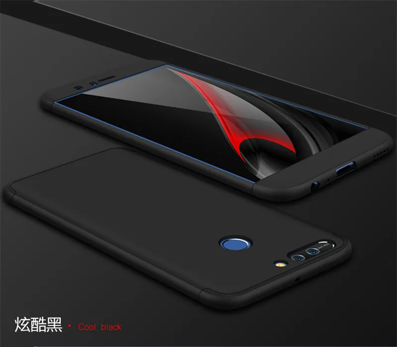 Чехол для Huawei Honor 8 Pro 360 Защитный чехол телефона Матовый Твердый Lite PRA LA1 LX1