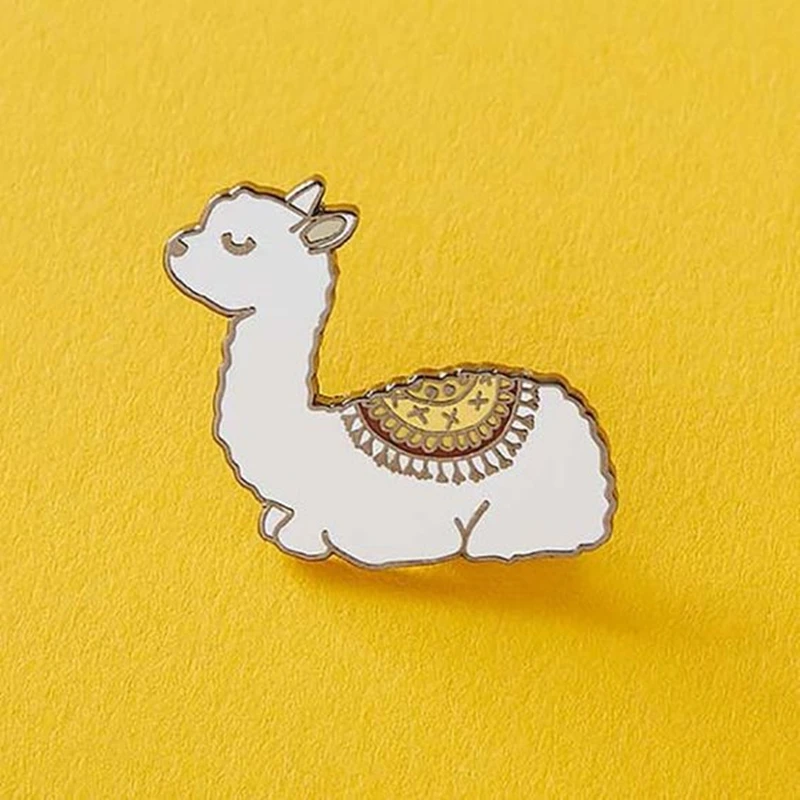 Kawaii Cartoon Personality Cute Alpacas Hard Enamel Badge Brooch Backpack Lapel Fashion Pin Party Jewelry Creativity Brooch
Kawaii Cartoon Personality Cute Alpacas Hard Enamel Badge Brooch Backpack Lapel Fashion Pin Party Jewelry Creativity Brooch